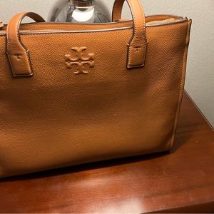 Tory Burch double zipper magnetic tote